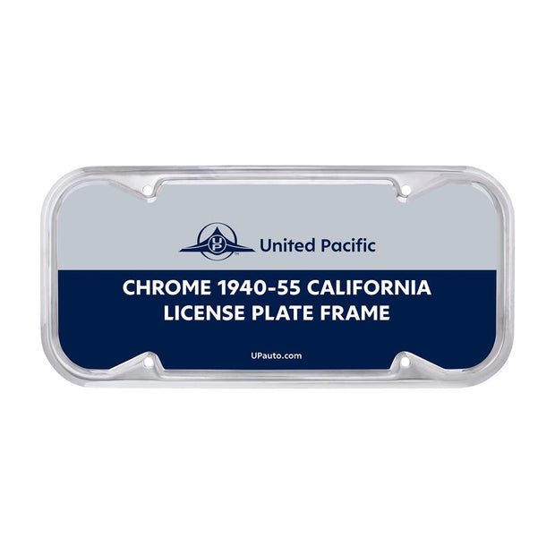 Chrome 1940-55 California License Plate Frame