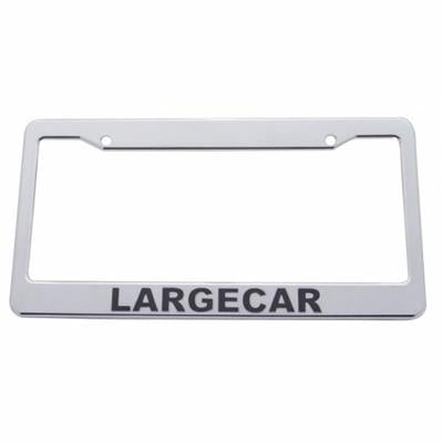 Large Car Chrome Plastic License Plate Frame