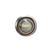 ROUND MARKER LIGHTS MINI 3/4 INCH WITH STAINLESS BEZEL