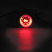ROUND MARKER LIGHT FROST 3/4IN 3 LED