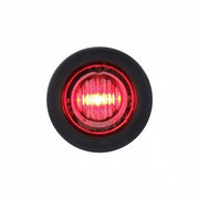 3 RED LED MINI CLEARANCE/MARKER LIGHT WITH CLEAR LENS