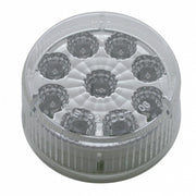 9 AMBER LED 2" REFLECTOR CLEARANCE/MARKER LIGHT - AMBER LENS
