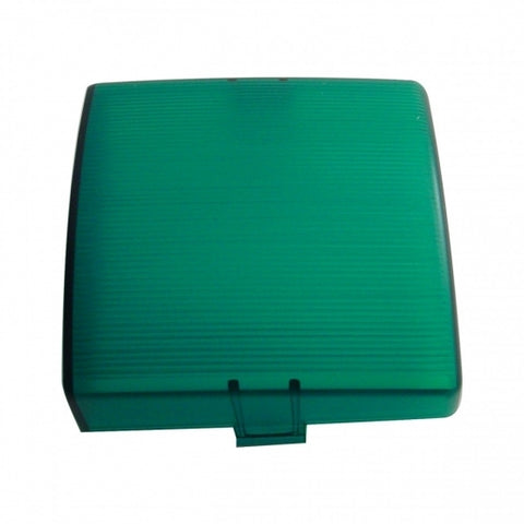  SQUARE DOME LIGHT LENS - GREEN