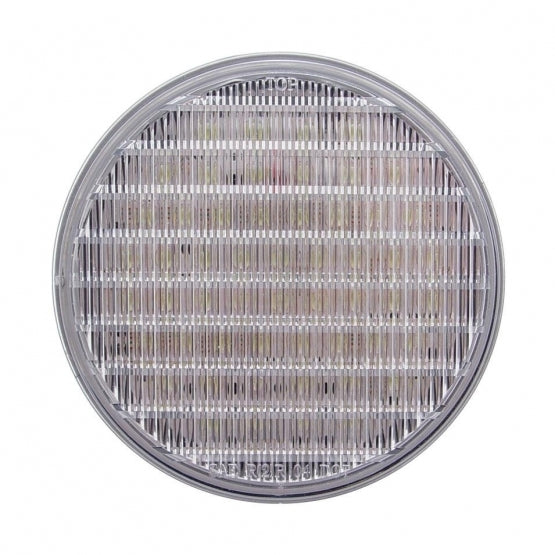 54 WHITE LED 4" BACK-UP LIGHT 3CONTACT FEMALE TERMINAL - CLEAR