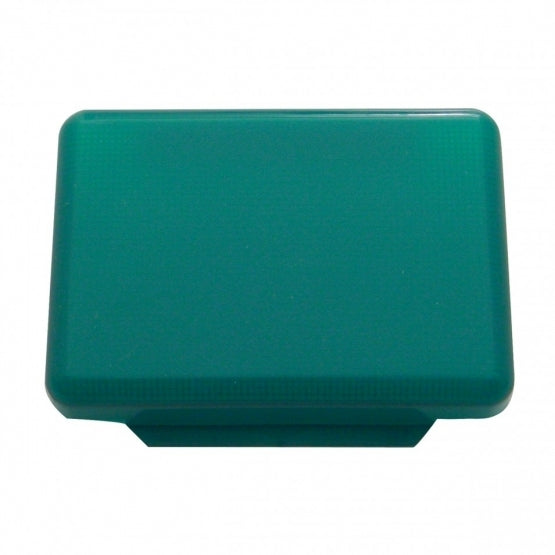  RECTANGULAR DOME LIGHT LENS - GREEN