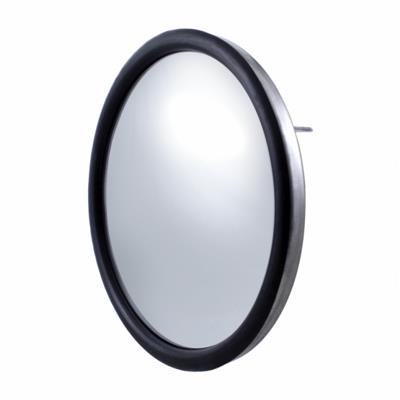 8 1/2" Chrome Convex Mirror With Centered Mounting Stud