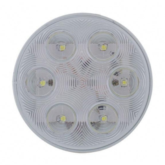 6 WHITE LED 4" BACK-UP LIGHT - CLEAR