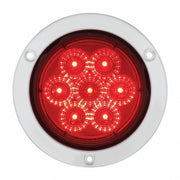 7 LED 4” S/T/T DEEP DISH LIGHT - RED LED/RED LENS