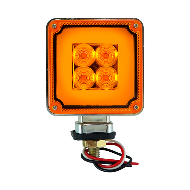 MINI GLOW STUD MOUNT TURN SIGNAL SQUARE LIGHT