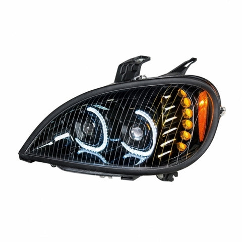 C"BLACKOUT" HIGH POWER LED PROJECTION HEADLIGHT FOR 1996-2018 FREIGHTLINER COLUMBIA - DRIVER