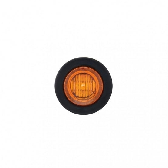 3 AMBER LED MINI CLEARANCE/MARKER LIGHT WITH AMBER LENS