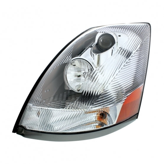 C"BLACKOUT" HEADLIGHT MADE FOR 2004+ VOLVO VN - DRIVER
