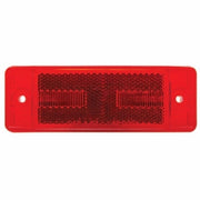 8 RED LED RECTANGULAR CLEARANCE/MARKER LIGHT - RED LENS 