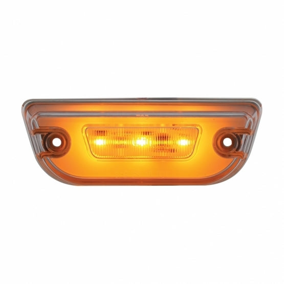 11 LED "GLO" CAB LIGHT FOR PETERBILT 579 & KENWORTH T680 - AMBER LED/CLEAR LENS