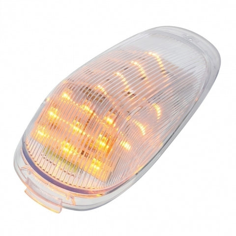 19 AMBER LED GRAKON 2000 CAB LIGHT - CLEAR LENS