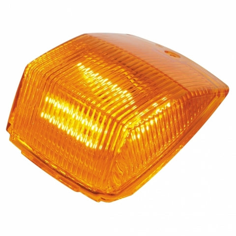 36 AMBER LED RECTANGULAR CAB LIGHT - AMBER LENS 