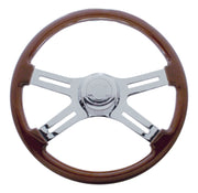 18" Chrome 4 Spoke Steering Wheel