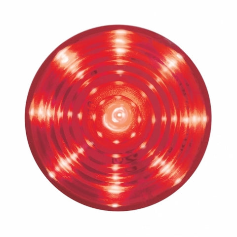 9 RED LED 2" ROADSTER CLEARANCE/MARKER LIGHT - RED LENS 