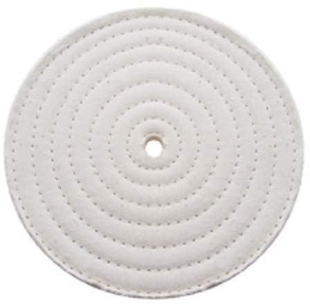 4" Assorted Muslin Buff - 1/2" Arbor