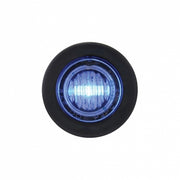 3 BLUE LED MINI CLEARANCE/MARKER LIGHT WITH CLEAR LENS