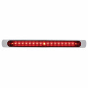 19 RED LED 17" S/T/T LIGHT BAR WITH CHROME BEZEL