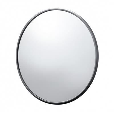 5" Ribbed Mirror Head, Black