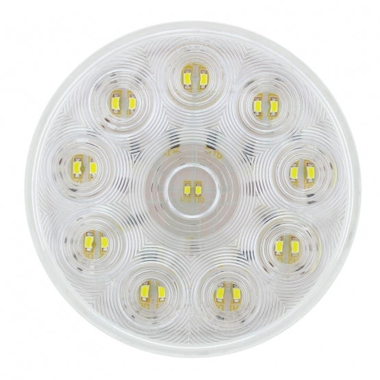 20 LED 4” BACK-UP LIGHT - COMPETITION SERIES - WHITE LED/CLEAR LENS