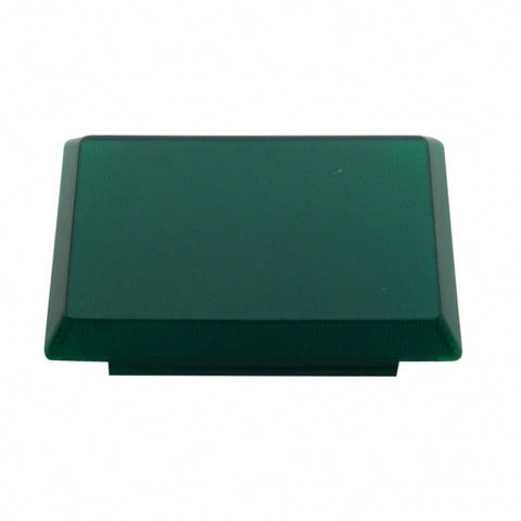  RECTANGULAR INTERIOR LIGHT LENS - GREEN 