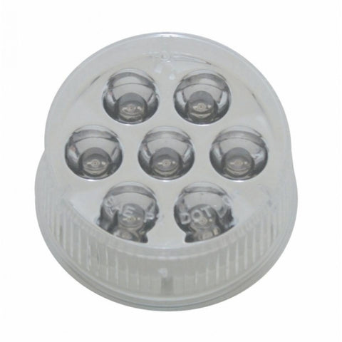 7 AMBER LED 2" REFLECTOR CLEARANCE/MARKER LIGHT - AMBER LENS