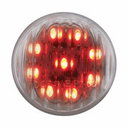 9 RED LED 2" FLAT MARKER LIGHT - CLEAR LENS **NO OTHER DISCOUNTS APPLICABLE**