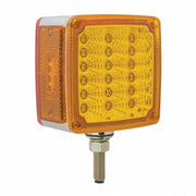 18 AMBER/RED LED SQUARE DOUBLE FACE SINGLE STUD REFLECTOR LIGHT - PASSENGER SIDE