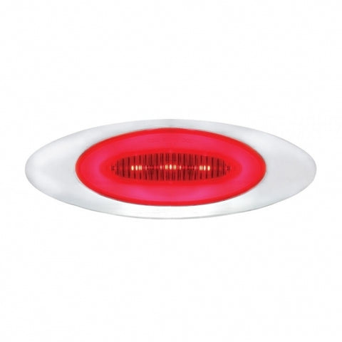 13 LED "M1 MILLENNIUM" MARKER LIGHT - GLO LIGHT - RED LED/RED LENS
