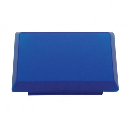  RECTANGULAR INTERIOR LIGHT LENS - BLUE 