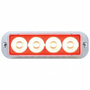 4 LED 12V/24V STROBE LIGHT - RED