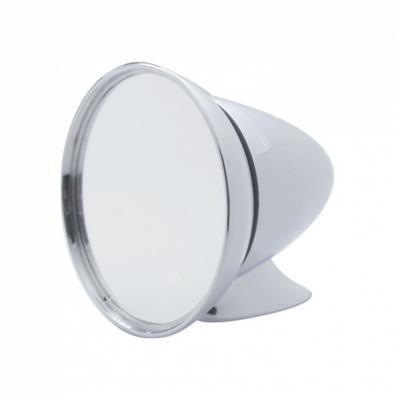 Large Deluxe Chrome GT Racing Style Mirror